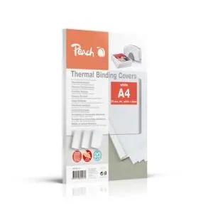 Peach  Thermobindemappe A4 | für 15 Blätter | 20 Stück | weiss | PBT301-01 