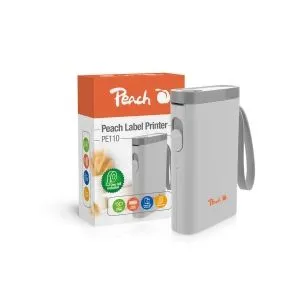 Peach  Etikettendrucker | weiss | platzsparend und kabellos | überall Ordnung schaffen | PE110-w 